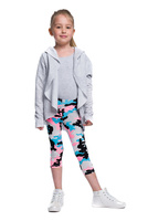 Dámský a dětský melanžový šedý svetr