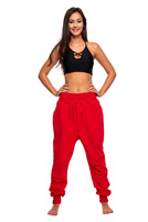 Dámské tepláky pánské dětské tepláky s nízkým nártem pumpy červené