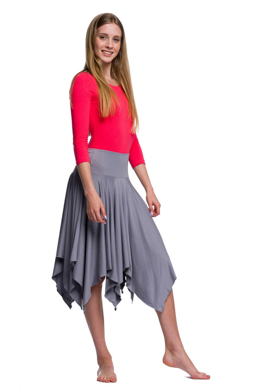 Tréninková sukně QUADRATS - šedá