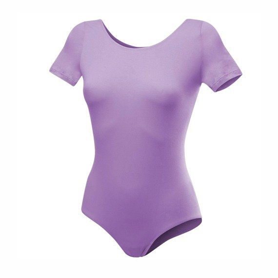 Gymnastické tréninkové body s krátkým rukávem B100K heather