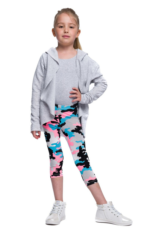 Dámský a dětský melanžový šedý svetr