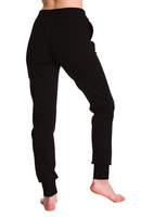 Dámské tepláky s okrajem černé