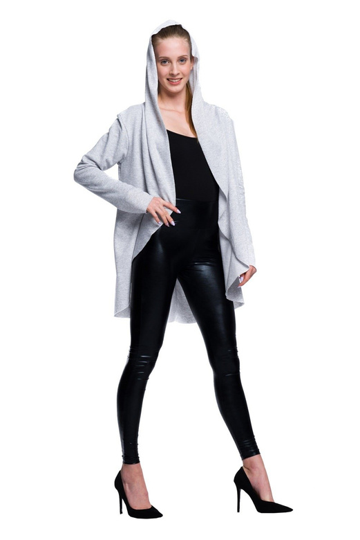 Dámský a dětský melanžový šedý svetr