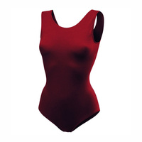 Gymnastické body bez rukávů B100B maroon