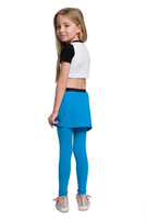 Dlouhé legíny se sukní tyrkysové