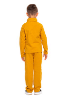 Mikina se stojáčkem, zipem a kapsami Hořčice