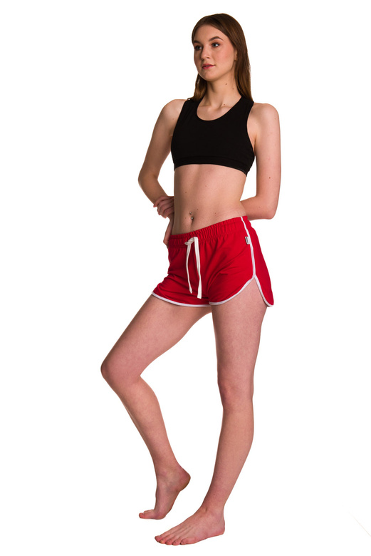 Dámský bavlněný sportovní top - černý