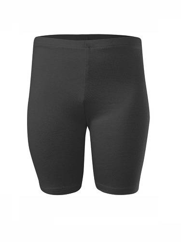 Dámské krátké sportovní legíny pánské dětské bavlněné grafitové