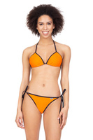 Horní díl plavek BIKINI - RENNWEAR oranžová