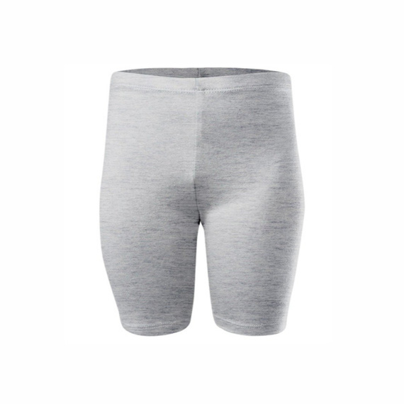 Dámské pánské dětské krátké sportovní legíny bavlna melange-grey