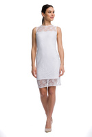 Krajkové šaty FIT - bílé