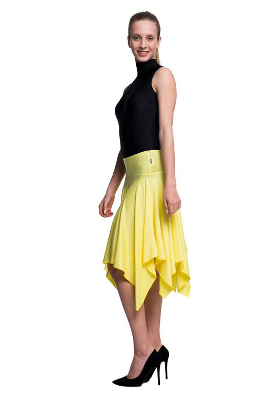 Tréninková sukně QUADRATES - lemon