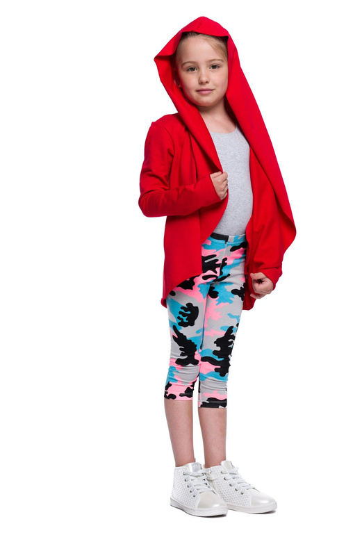 Dámský a dětský svetr červený