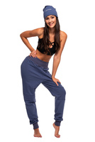 Dámská pánská dětská mikina čepice rennWEAR - denim