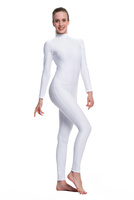 Trikot s celopropínacím zipem, bílý