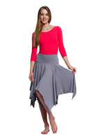 Tréninková sukně QUADRATS - šedá