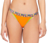 Spodní díl plavek BIKINI FLOWERS oranžový