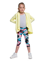 Dámský a dětský kardigan lemon