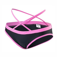 Dámské krátké šortky STRAPS pro Pole Dance Fitness černé - růžové