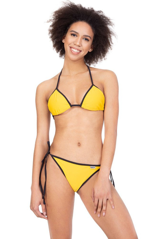 Horní díl plavek BIKINI - RENNWEAR žlutý