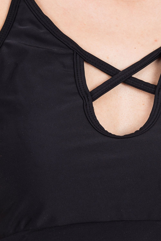 Dámský STRAPS Pole Dance Fitness TOP černý