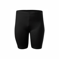 Dámské krátké sportovní legíny pánské dětské bavlněné černé