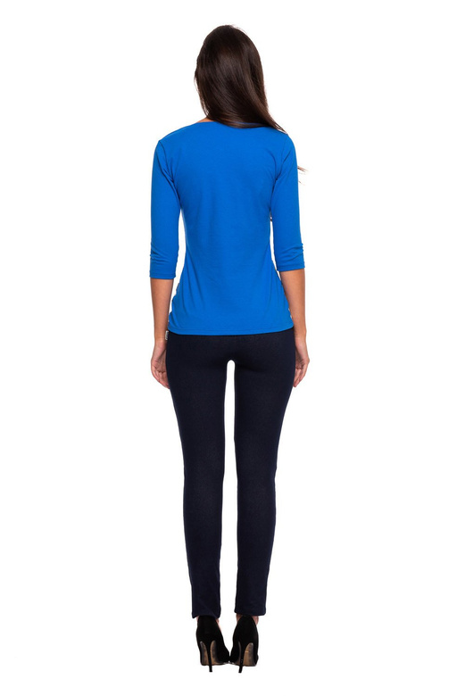 Halenka Košile s 3/4 rukávem a předním dílem WOW chrpová