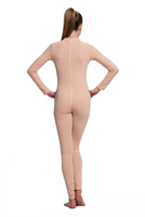 Trikot na zip v tělové barvě