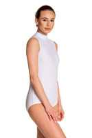 Dámské gymnastické body zpět pod límec GOLF bílé