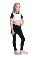 Dlouhé legíny se sukní černé