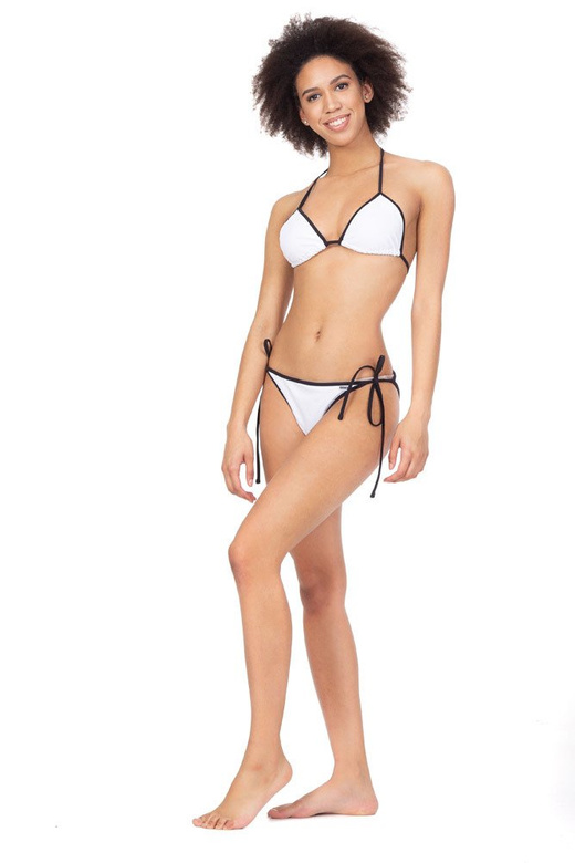 Horní díl plavek BIKINI - RENNWEAR bílá