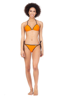 Horní díl plavek BIKINI - RENNWEAR oranžová
