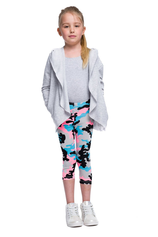 Dámský a dětský melanžový šedý svetr