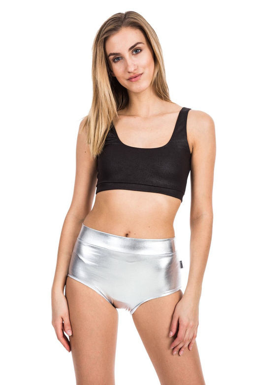 HOT PANTS krátké šortky / šortky - stříbrné