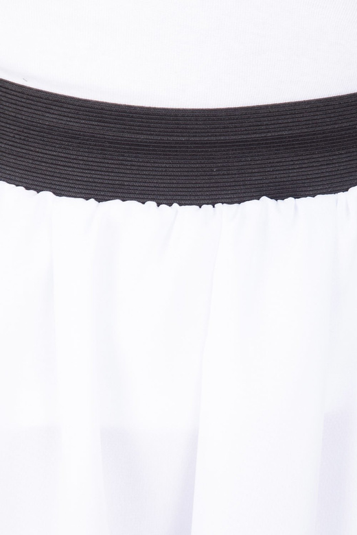 Šifonová sukně MAXI - bílá