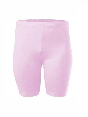 Dámské krátké sportovní legíny pánské dětské bavlněné růžové