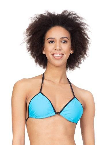 Horní díl plavek BIKINI - RENNWEAR tyrkysová