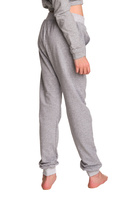 Dětské tepláky melange šedé