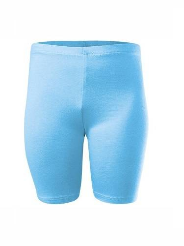Dámské krátké sportovní legíny pánské dětské bavlněné modré