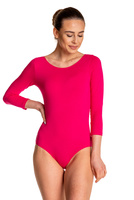 Gymnastické tréninkové body s 3/4 rukávy B10034 fuchsiová