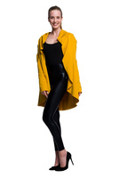 Dámský a dětský hořčicový svetr