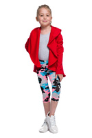 Dámský a dětský svetr červený