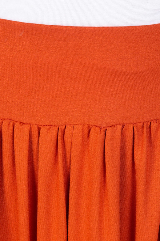 MAXI viskózová sukně - rezavá