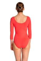 Gymnastické tréninkové body s 3/4 rukávy B10034 coral
