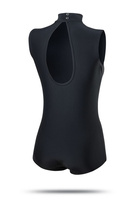 Dámský gymnastický body back BELOW collar GOLF černý