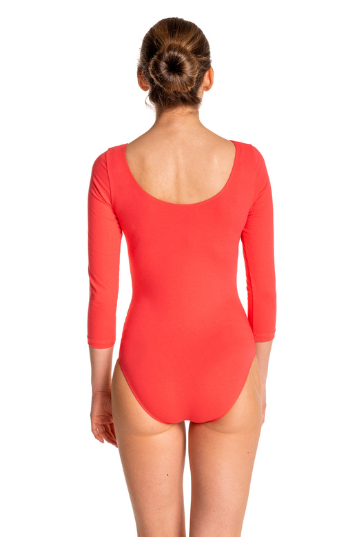 Gymnastické tréninkové body s 3/4 rukávy B10034 coral