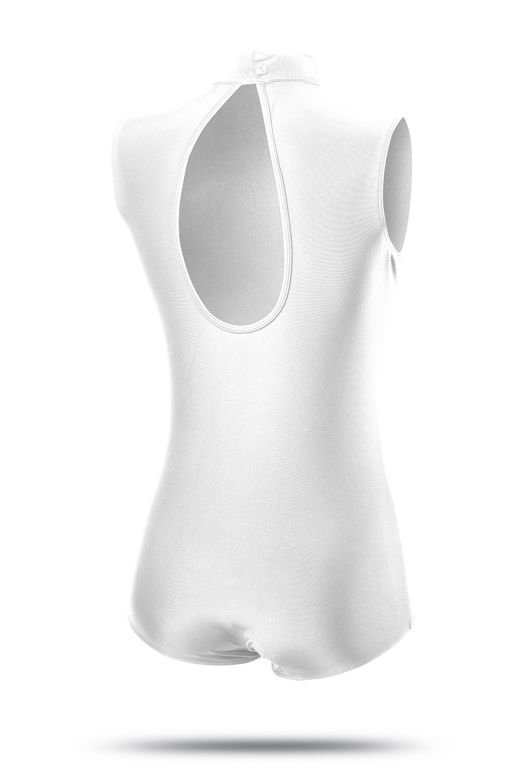 Dámské gymnastické body zpět pod límec GOLF bílé