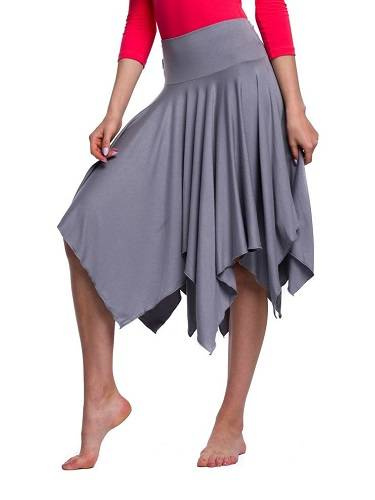 Tréninková sukně QUADRATS - šedá