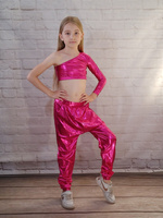 Dětské metalické kalhoty s pumpy pro fusion performance