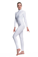 Trikot s celopropínacím zipem, bílý